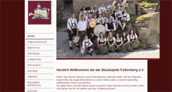 Desktop Screenshot of blaskapelle-falkenberg.de